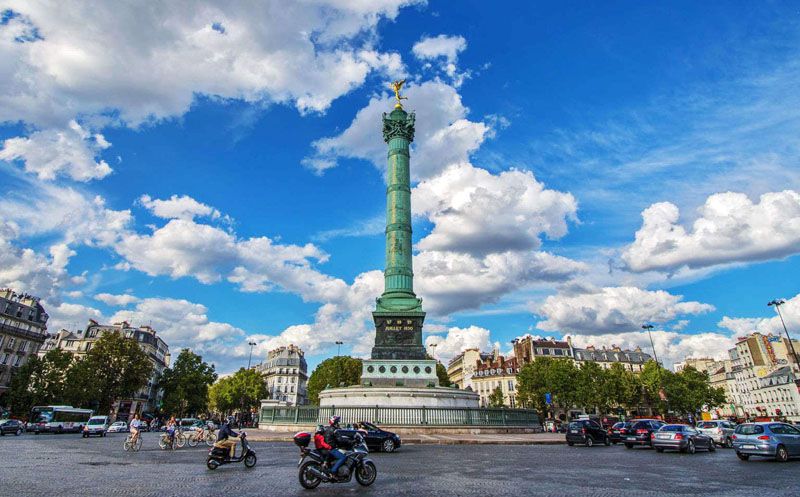 میدان بستی از زیباترین جاذبه های گردشگری پاریس