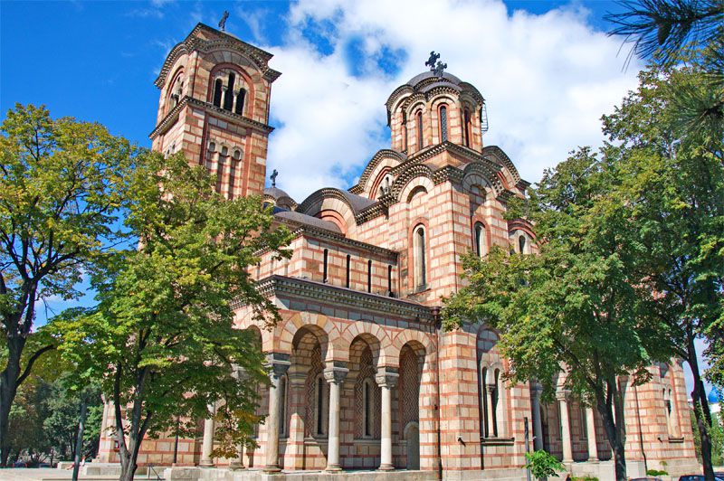 کلیسای جامع سنت مارک از جاهایی است که در خاطرات سفر به صربستان ثبت خواهد شد.