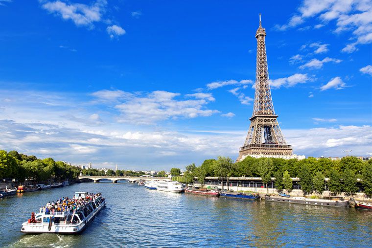 رود سن از جاذبه های گردشگری شهر پاریس