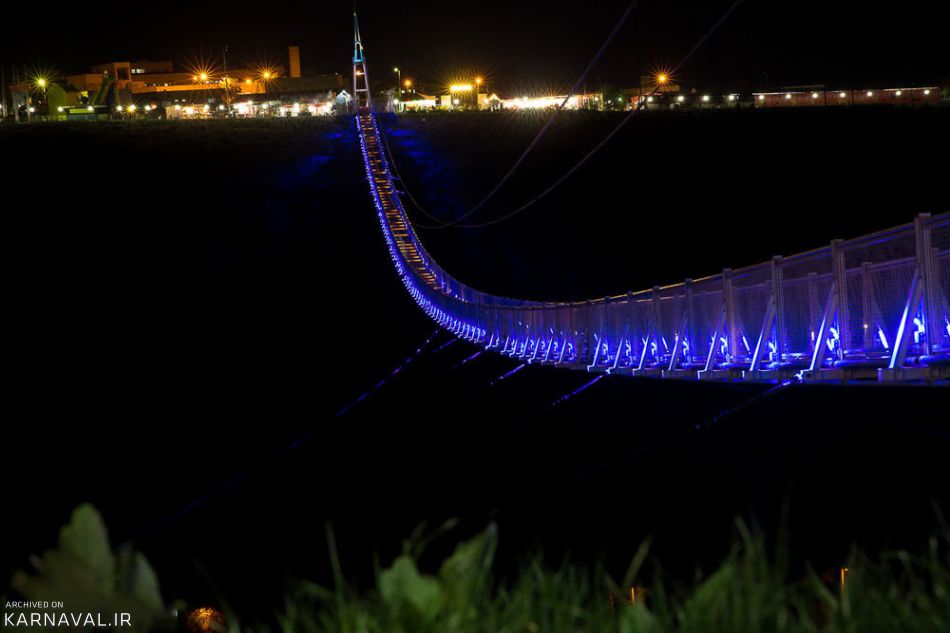 معرفی طولانی ترین پل معلق خاورمیانه در مشگین شهر